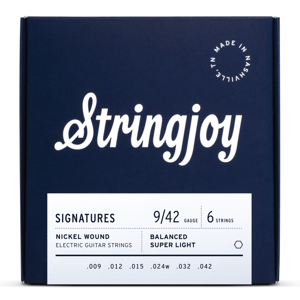 Stringjoy BAL9 Signature Balanced Super Light Electric Guitar String Set 9-42