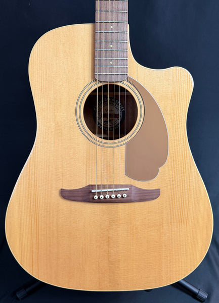 Fender Redondo Player Dreadnought Cutaway Acoustic-Electric Guitar Gloss Natural (766)