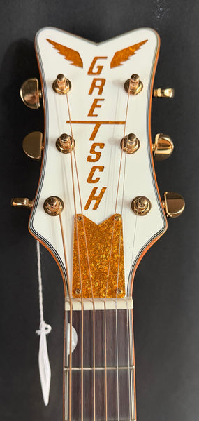 Gretsch G5022CWFE Rancher Falcon Jumbo Acoustic-Electric Guitar Gloss White