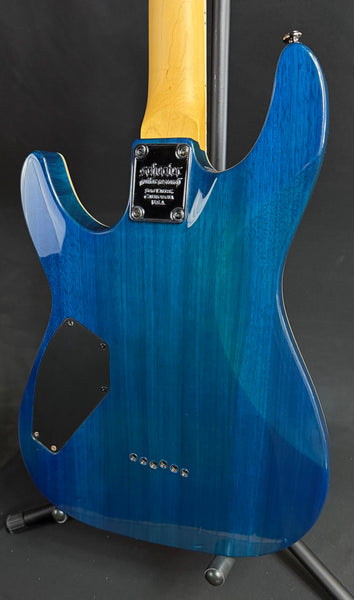 Schecter Omen Extreme-6 Electric Guitar Ocean Blue Burst Finish