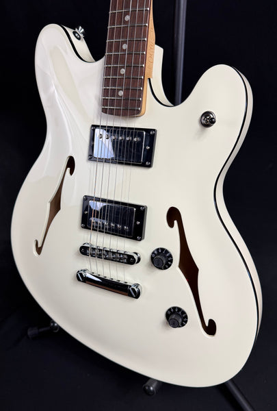Squier Affinity Starcaster Semi-Hollow Body Electric Guitar Olympic White