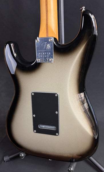 Fender Player Plus Stratocaster HSS Electric Guitar Silverburst Finish w/ Gig Bag