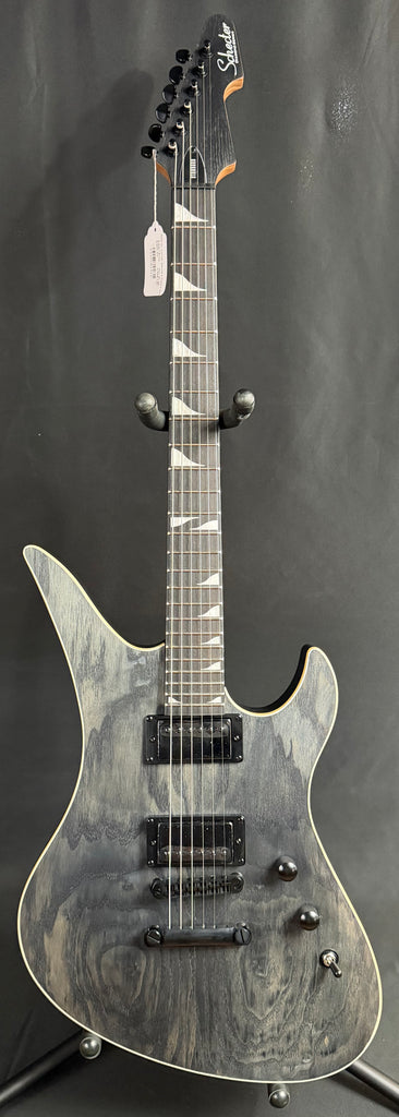 Schecter Avenger Standard Electric Guitar Charcoal Satin Ash Finish