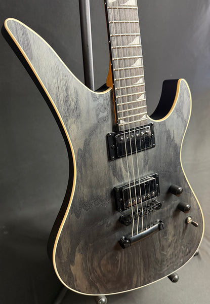 Schecter Avenger Standard Electric Guitar Charcoal Satin Ash Finish