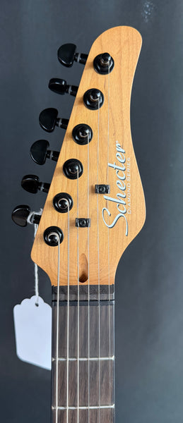 Schecter PT Standard Electric Guitar Black Fade Burst Burl Finish