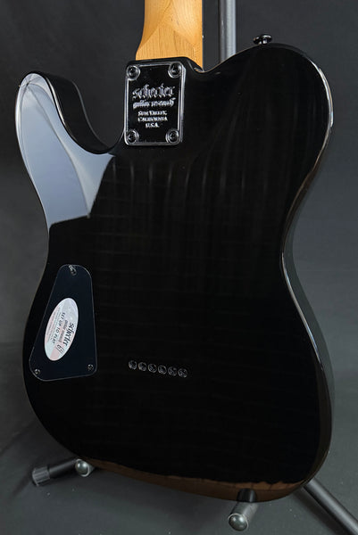 Schecter PT Standard Electric Guitar Black Fade Burst Burl Finish