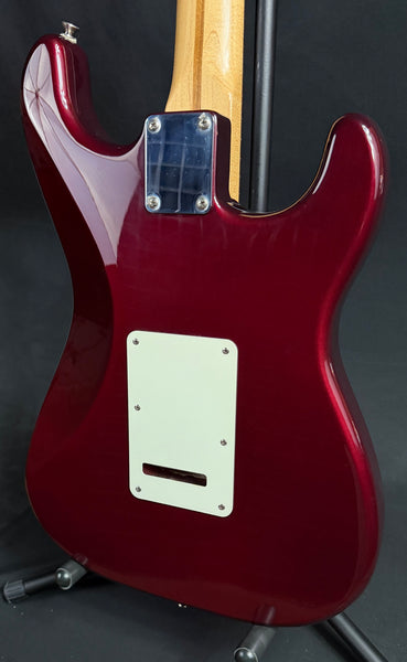 Fender Standard Stratocaster Left-Handed Electric Guitar Midnight Wine Finish