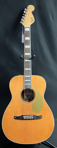 Fender Malibu Vintage Concert Acoustic-Electric Guitar Aged Gloss Natural w/ Gig Bag