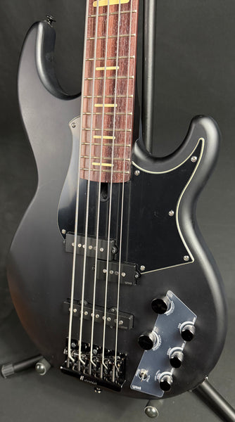 Yamaha BB735A Broad Bass 5-String Bass Guitar Translucent Matte Black w/ Gig Bag (042)