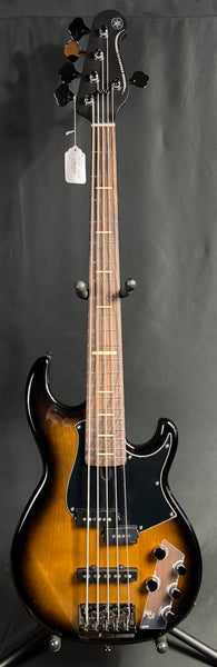 Yamaha BB735A Broad Bass 5-String Bass Guitar Dark Coffee Sunburst w/ Gig Bag (243)