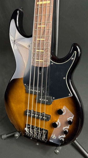 Yamaha BB735A Broad Bass 5-String Bass Guitar Dark Coffee Sunburst w/ Gig Bag (243)