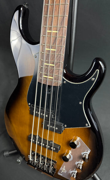 Yamaha BB735A Broad Bass 5-String Bass Guitar Dark Coffee Sunburst w/ Gig Bag (243)
