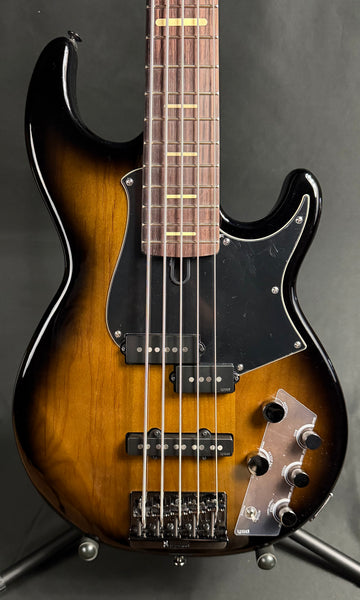 Yamaha BB735A Broad Bass 5-String Bass Guitar Dark Coffee Sunburst w/ Gig Bag (112)