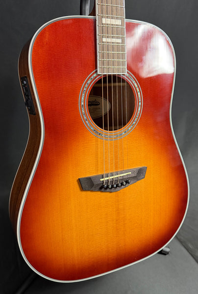 D'Angelico Premier Lexington Dreadnought Acoustic-Electric Guitar Iced Tea Burst (063)