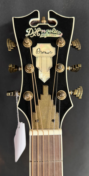 D'Angelico Premier Lexington Dreadnought Acoustic-Electric Guitar Vintage Natural (480)