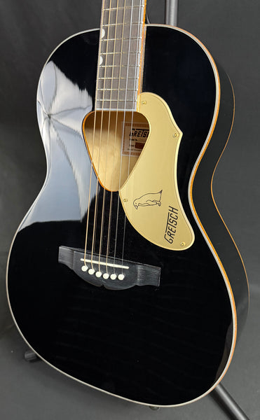 Gretsch G5021E Rancher Penguin Parlor Acoustic-Electric Guitar Gloss Black Finish