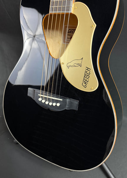 Gretsch G5021E Rancher Penguin Parlor Acoustic-Electric Guitar Gloss Black Finish