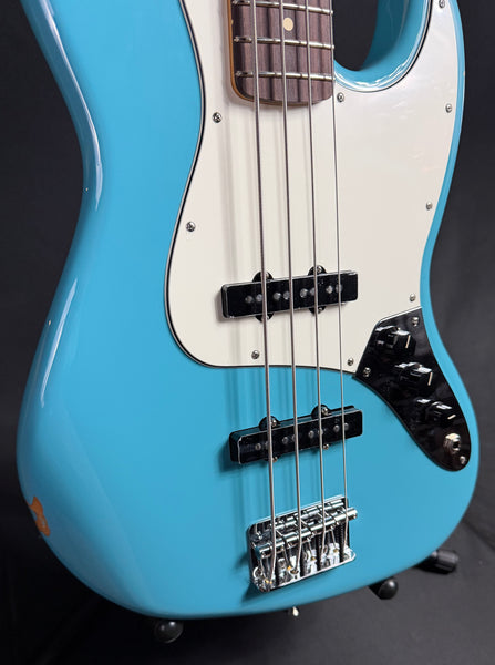 Fender Player II Jazz Bass 4-String Bass Guitar Aquatone Blue Finish