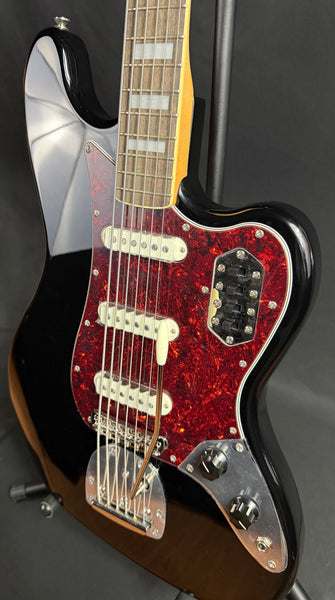 Squier Classic Vibe Bass VI Electric Guitar Gloss Black Finish (283)