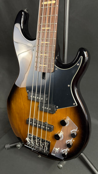 Yamaha BB735A Broad Bass 5-String Bass Guitar Dark Coffee Sunburst w/ Gig Bag (289)