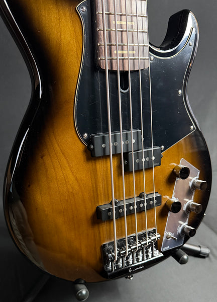 Yamaha BB735A Broad Bass 5-String Bass Guitar Dark Coffee Sunburst w/ Gig Bag (289)