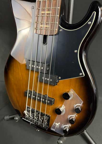 Yamaha BB735A Broad Bass 5-String Bass Guitar Dark Coffee Sunburst w/ Gig Bag (289)