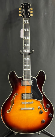 Eastman T59/v-SB Semi-Hollow Body Electric Guitar Sunburst Antique Varnish w/ OHSC