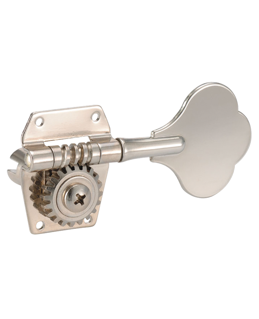 Golden Gate B-107 Vintage Electric Bass Guitar Tuners Nickel (Set of 4)