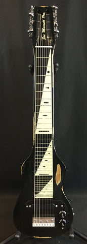 Morrell PRO Series Lap Steel Guitar 8-String Maple Body Vintage Black Relic