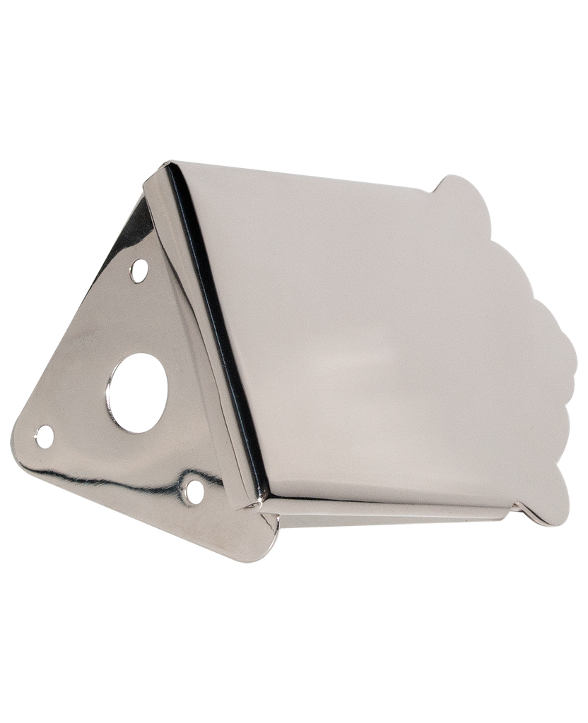 Golden Gate M-131 Traditional Mandolin Tailpiece - Nickel Finish