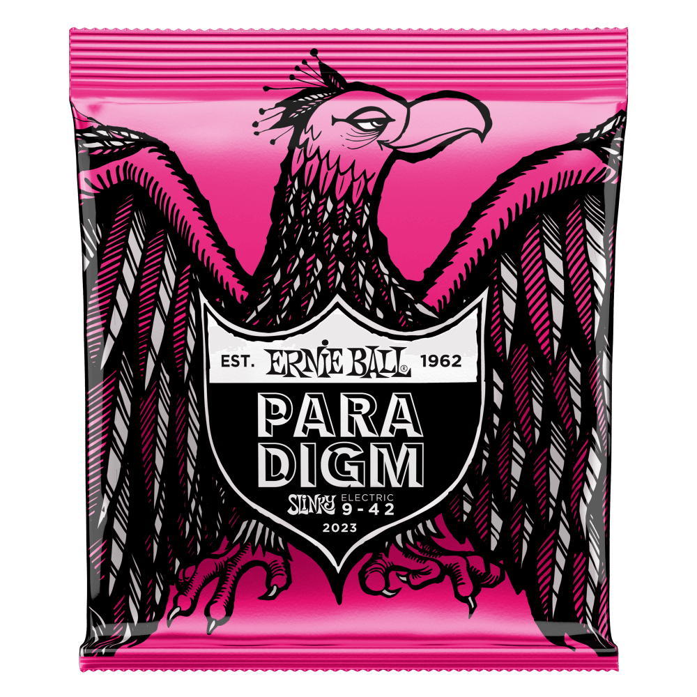 Ernie Ball 2023 Super Slinky Paradigm Electric Guitar Strings 9-42