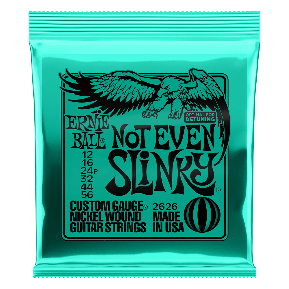 Ernie Ball 2626 Not Even Slinky Nickel Electric Guitar Strings 12-56