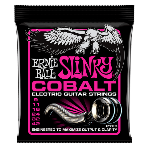 Ernie Ball 2723 Cobalt Super Slinky Electric Guitar Strings 9-42