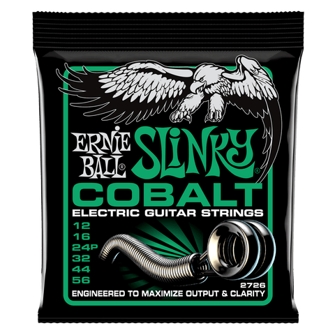 Ernie Ball 2726 Cobalt Not Even Slinky Electric Guitar Strings 12-56