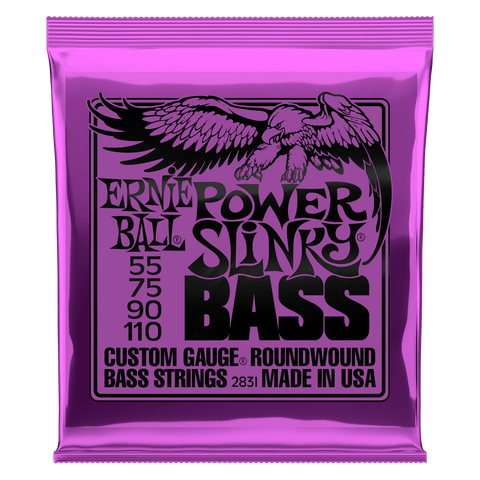 Ernie Ball 2831 Power Slinky Electric Bass Guitar Strings 55-110