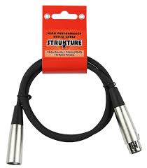 Strukture SMC03 3' XLR Microphone Cable
