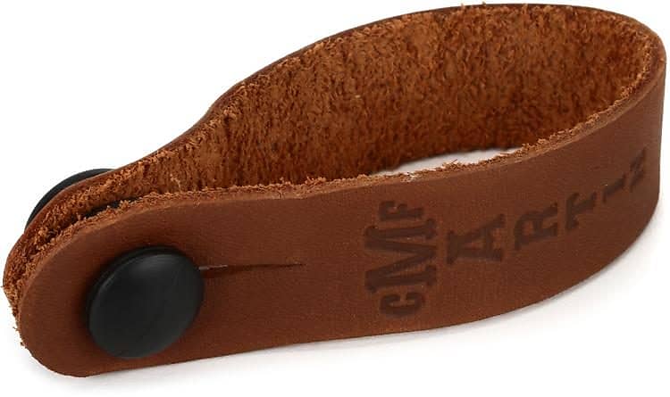 Martin A0032 Leather Guitar Headstock Strap Tie - Brown