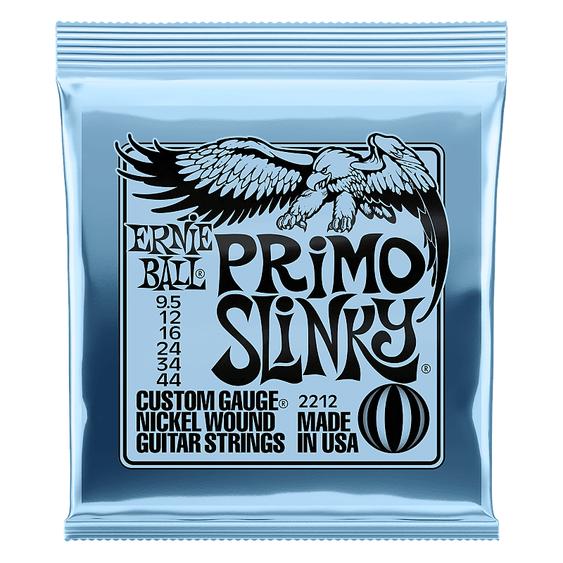 Ernie Ball 2212 Primo Slinky Electric Guitar Strings 9.5-44
