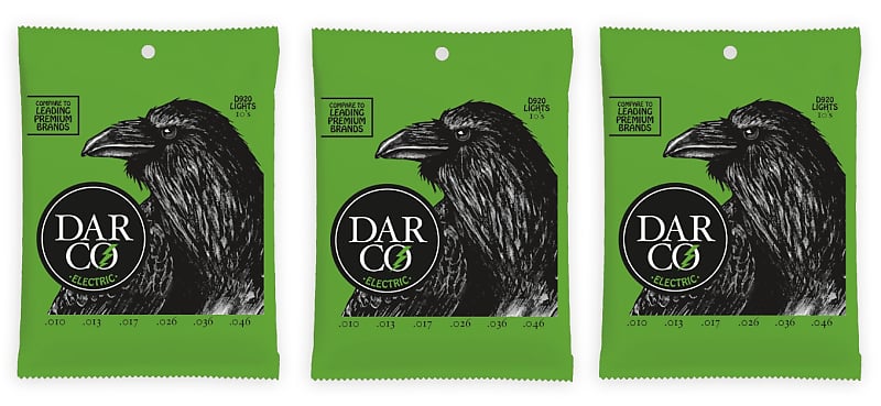 Martin Darco D920 Electric Guitar Strings Light 10-46 (3-Pack)