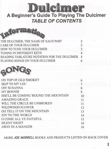 Dulcimer: A Beginner’s Guide to Playing the Dulcimer Instruction Book