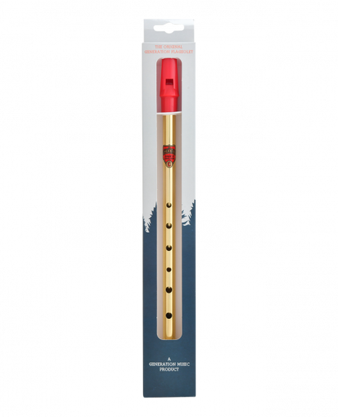 Generation G-17C Irish Tin Whistle Brass - Key of C