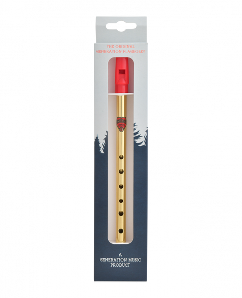 Generation G-17G Irish Tin Whistle Brass - Key of G