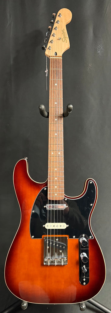 Squier Paranormal Custom Nashville Stratocaster Electric Guitar Chocolate 2-Color Sunburst