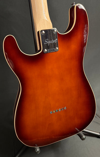 Squier Paranormal Custom Nashville Stratocaster Electric Guitar Chocolate 2-Color Sunburst