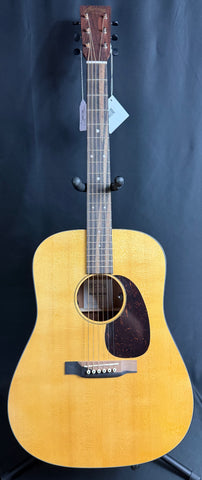 Martin D-10E Retro Dreadnought Acoustic-Electric Guitar Vintage Natural w/ Soft Case