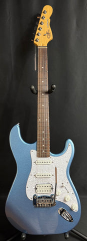 G&L Tribute Legacy HSS Electric Guitar Lake Placid Blue Finish