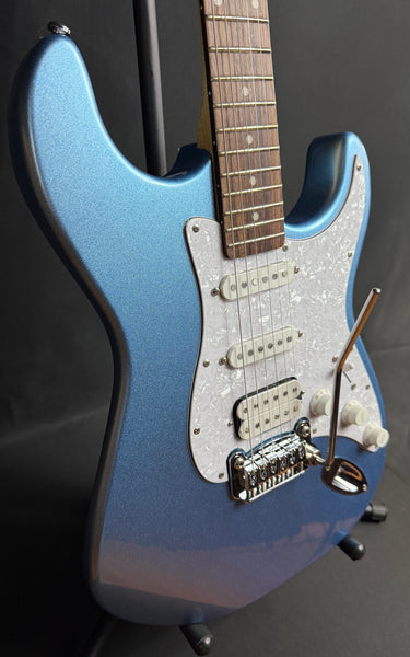 G&L Tribute Legacy HSS Electric Guitar Lake Placid Blue Finish
