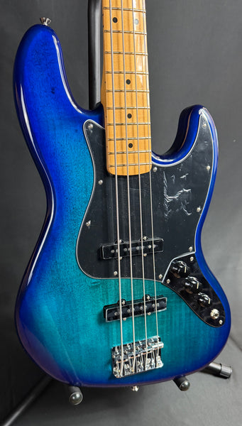 Fender Player II Jazz Bass Plus Top 4-String Bass Guitar Blue Burst Finish