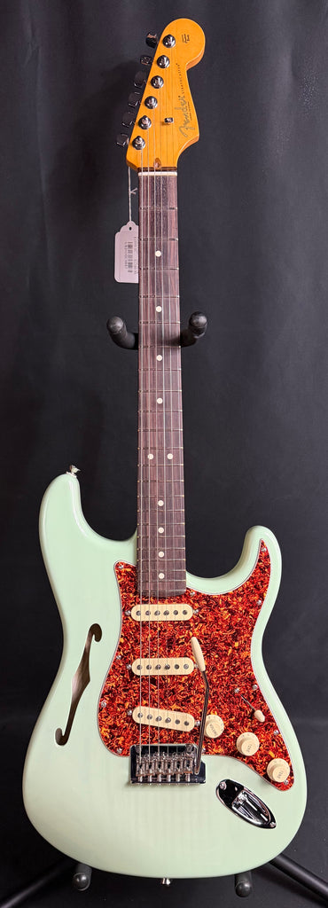 Fender American Professional II Thinline Stratocaster Electric Guitar Surf Green w/ OHSC