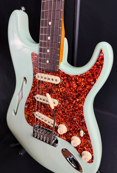 Fender American Professional II Thinline Stratocaster Electric Guitar Surf Green w/ OHSC